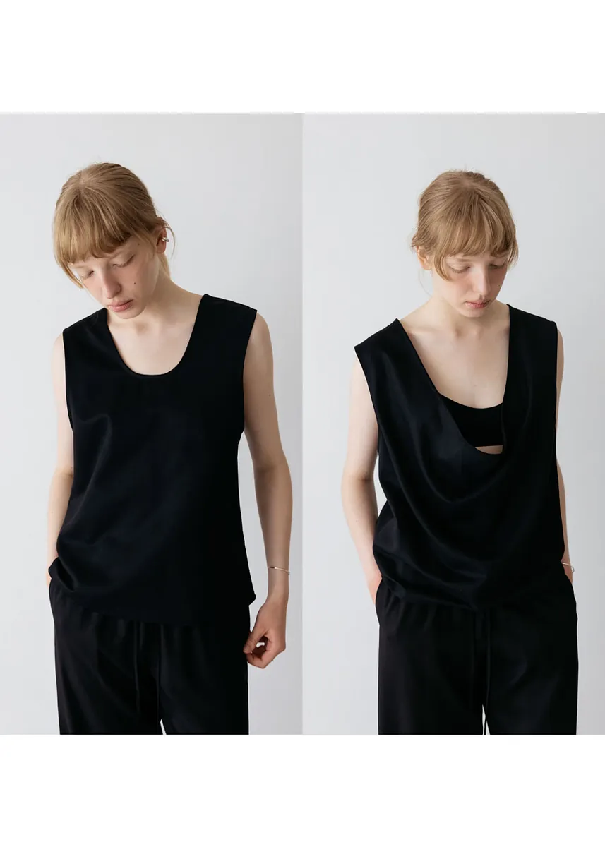 Studio Doe - Reversible Draped Neck Tank Top