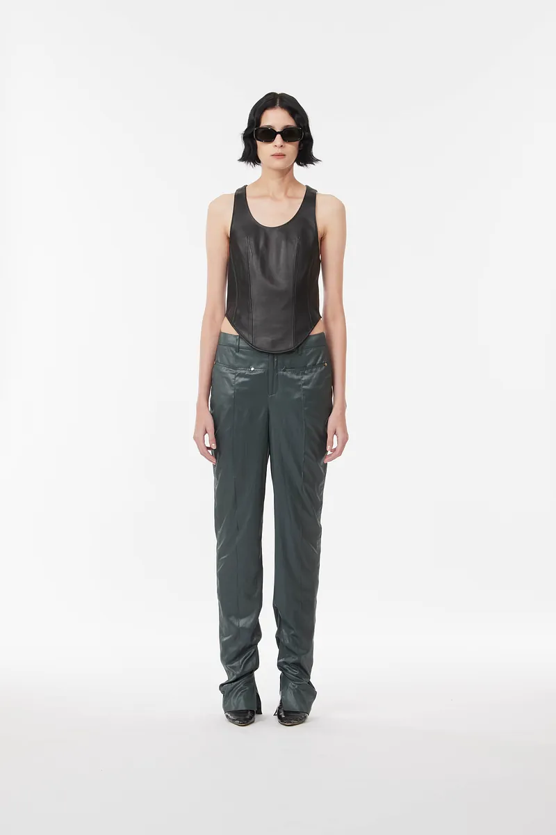MN - Low Rise Tapered Trousers