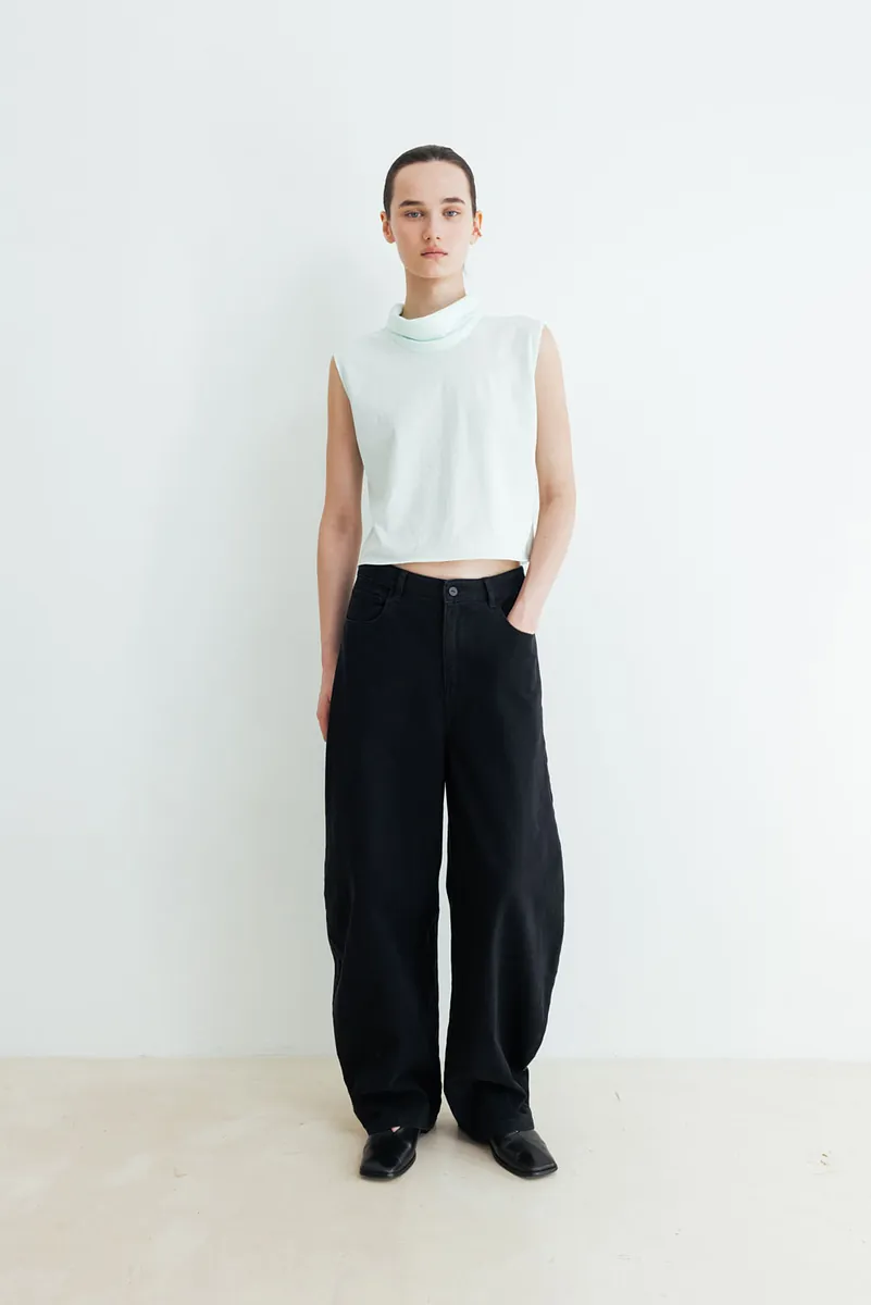 Studio Doe - Gathered Neck Textured Top