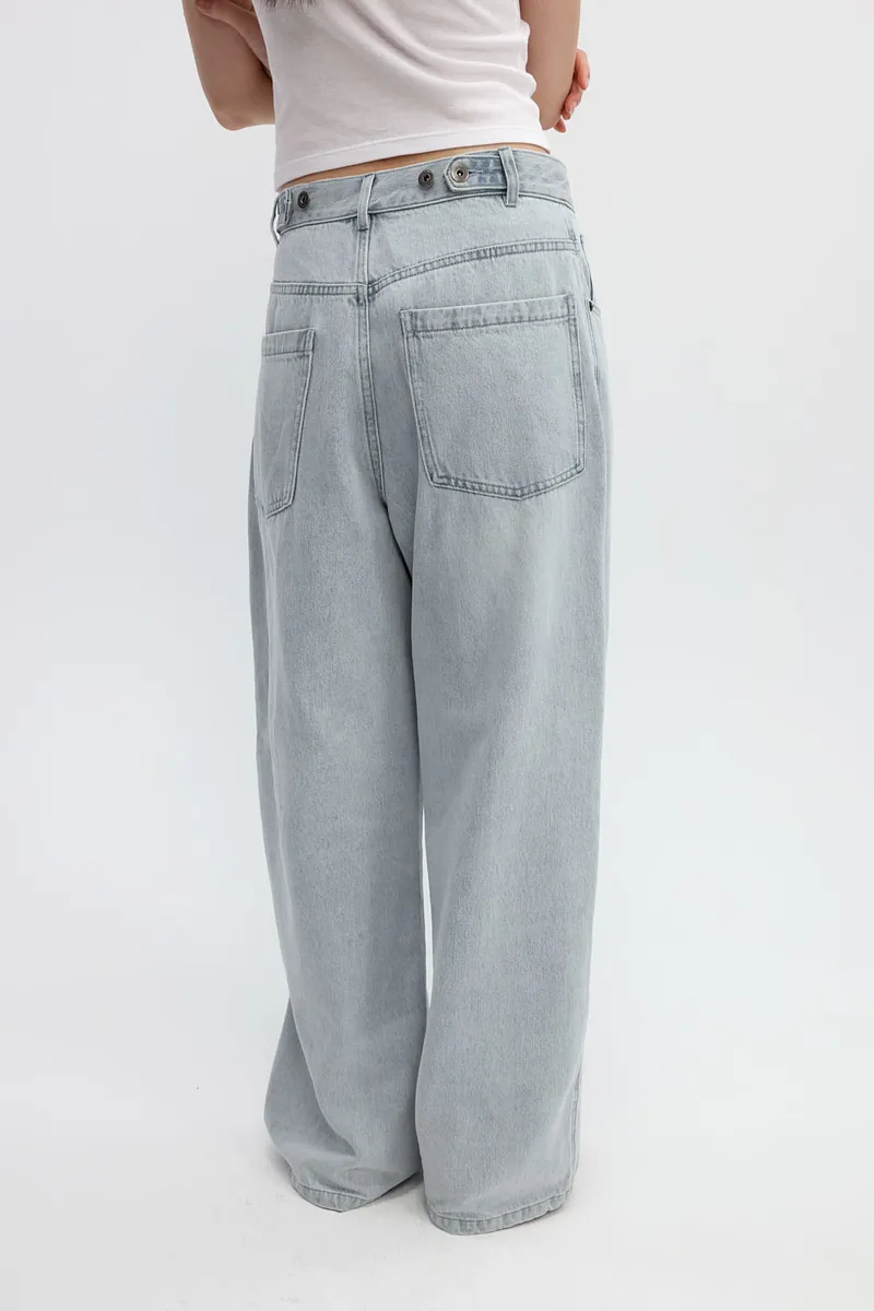 Studio Doe - Adjustable Waist Denim Pants