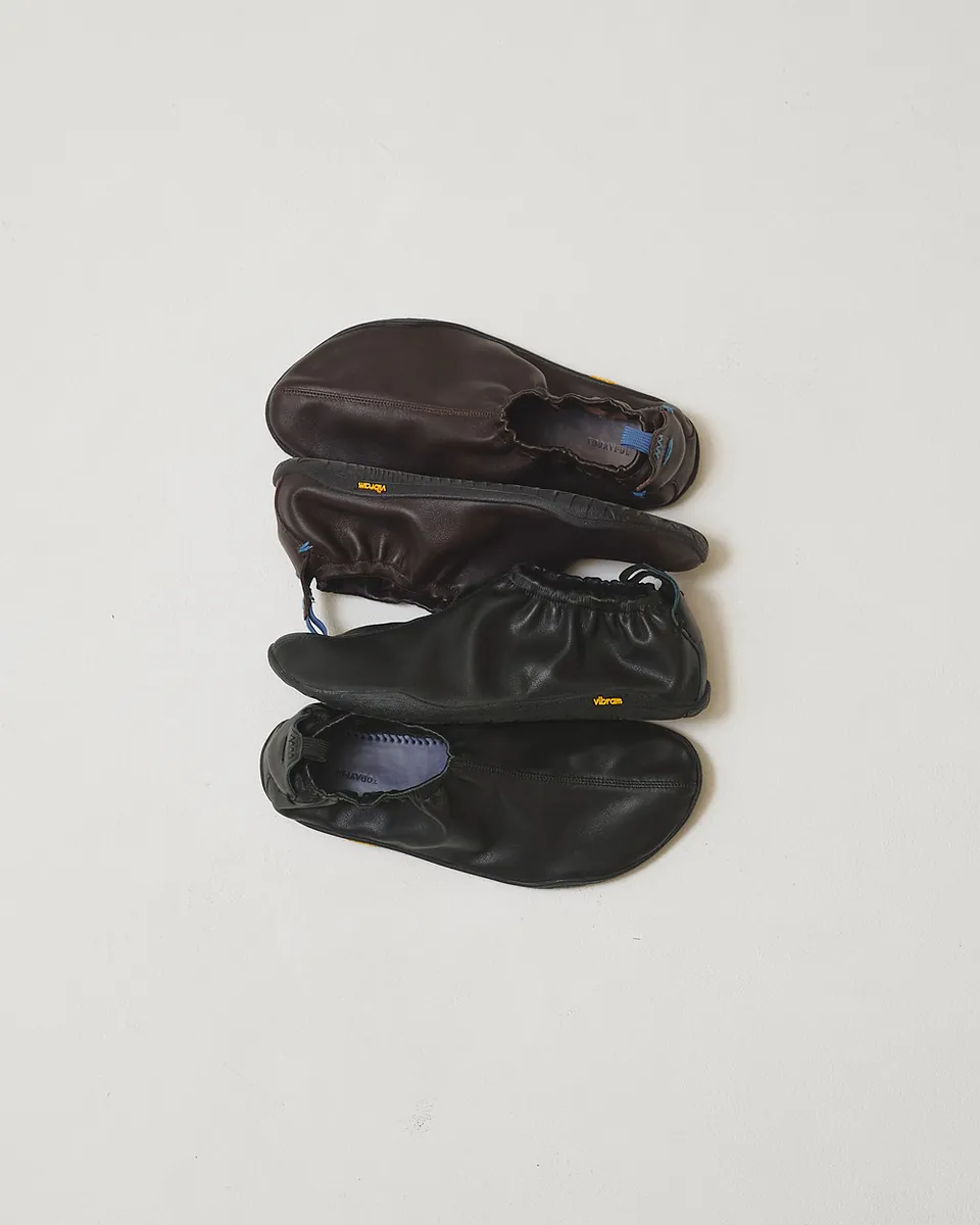 [秋季新品預訂] Vibramsole Leather Mockshoes
