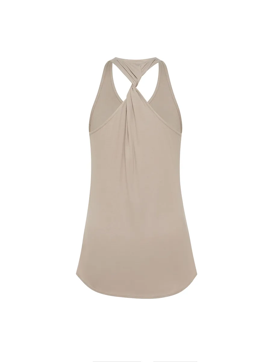Studio Doe - Twist Back U-Neck Tank Top