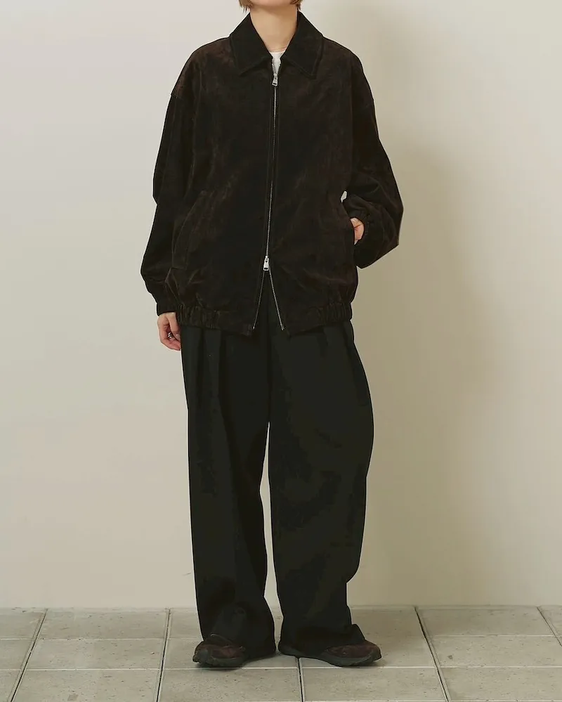 [PRE-ORDER] TODAYFUL - Suede Zip Blouson