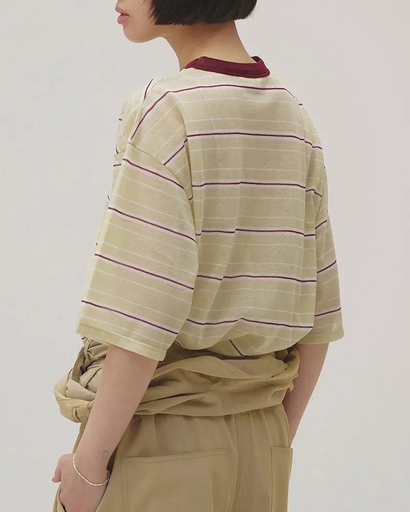 Sheer Border T-shirt