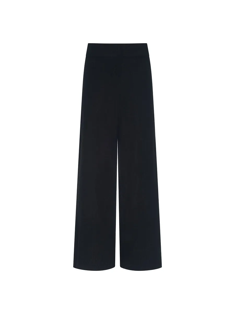 Studio Doe - H-Line Low-Crotch Knit Wide Pants