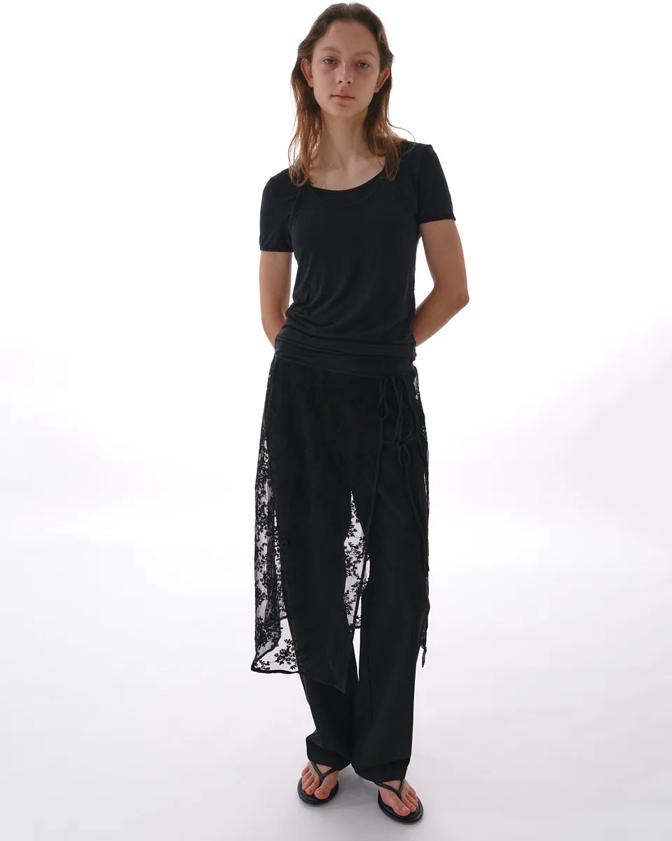Studio Doe - Wrinkle-Resistant Back Ribbon Bunny Pants