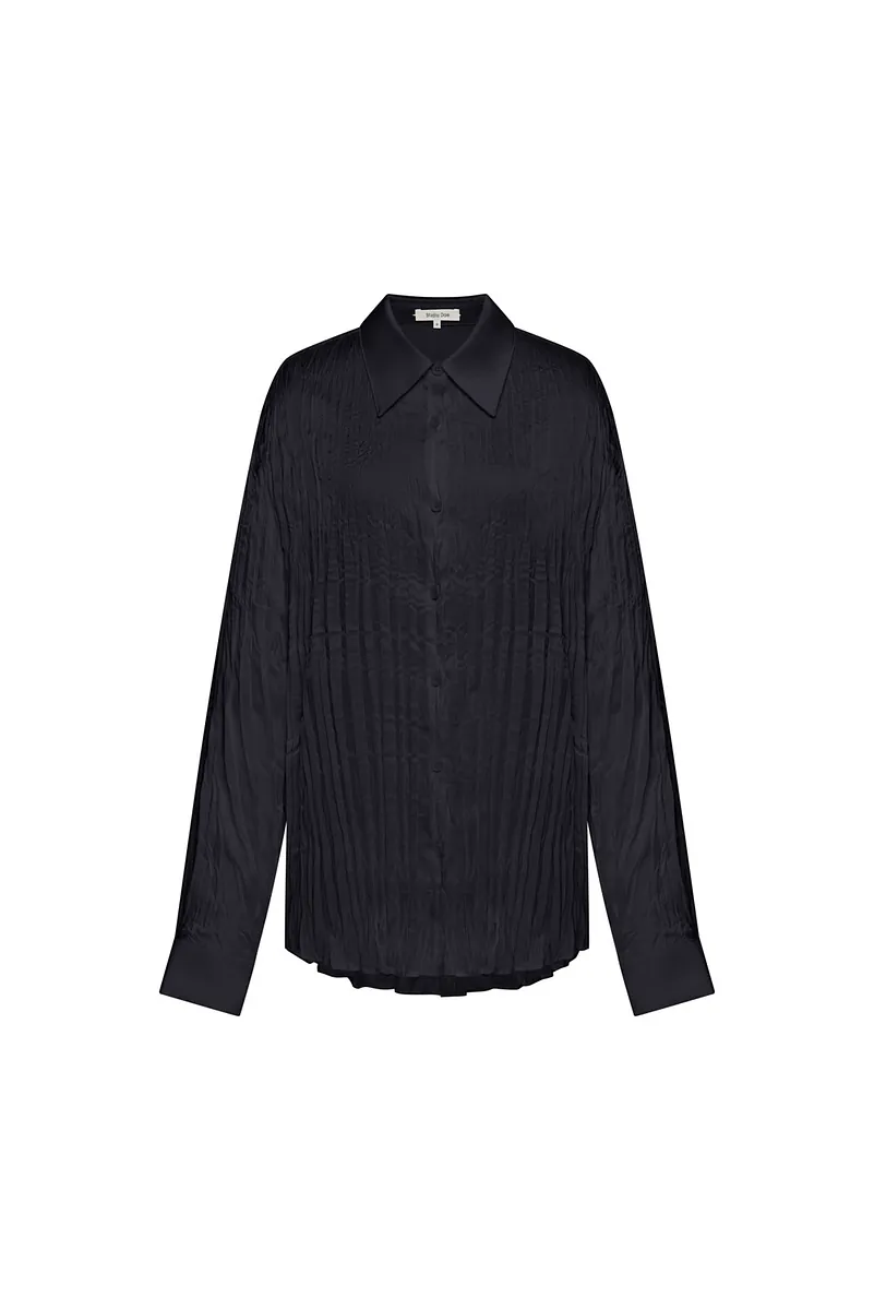 Studio Doe - Satin Pleated Shirt