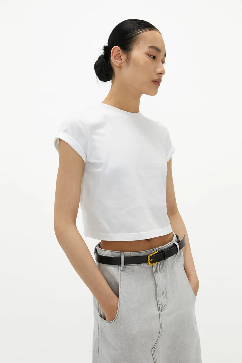 Studio Doe - Classic Gold Buckle Leather Belt