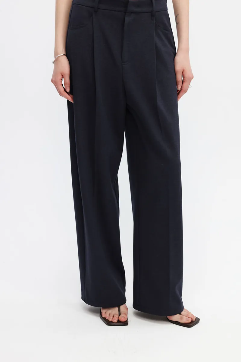 Studio Doe - Gender Free Wool-like Tuck Trousers