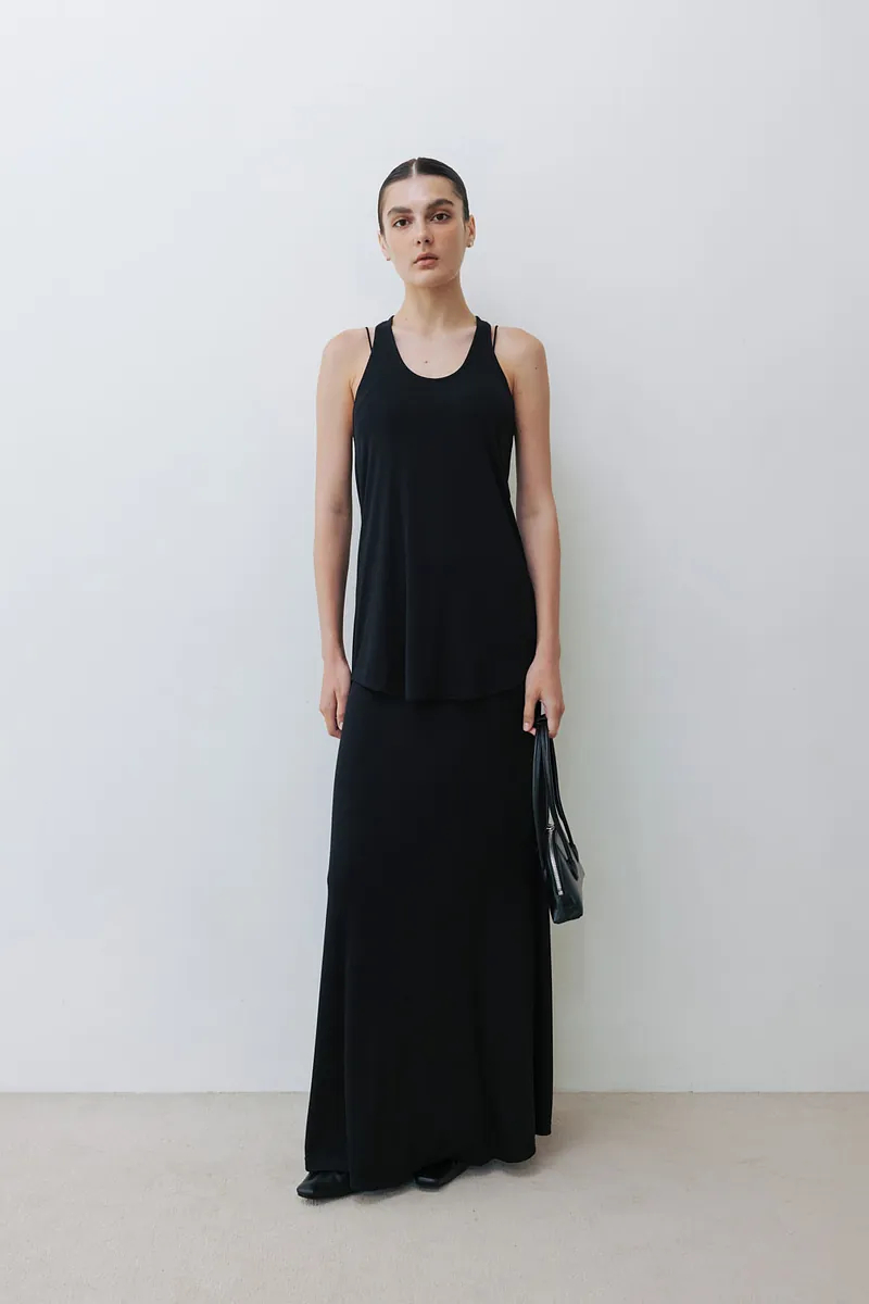 Studio Doe - Wide Waistband Relaxed Flared Skirt