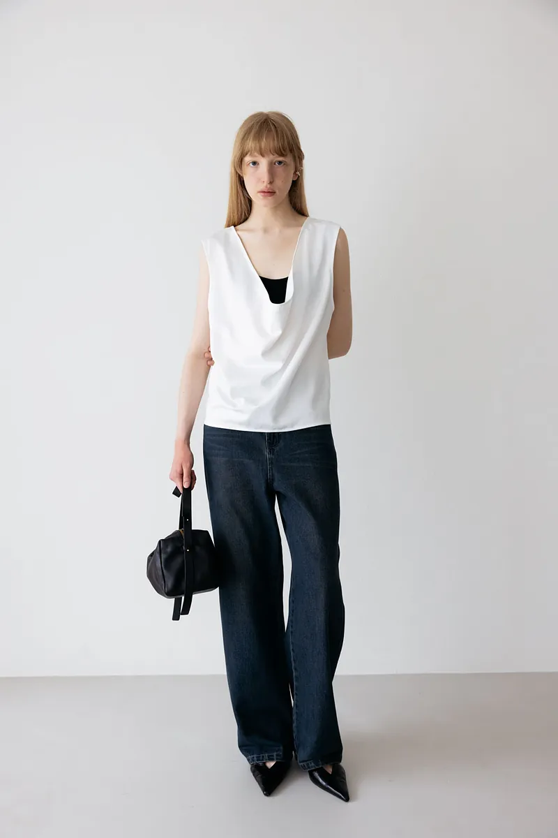 Studio Doe - Reversible Draped Neck Tank Top