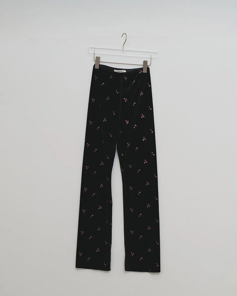 [PRE-ORDER] TODAYFUL - Petit Flower Velour Leggings