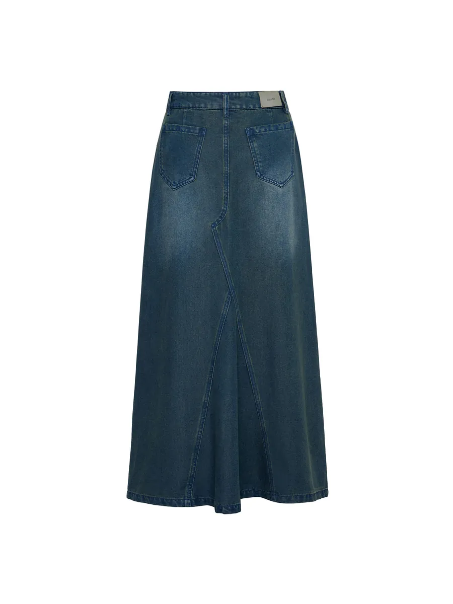 Studio Doe - Soft Habit Tencel Denim Panel A-Line Skirt