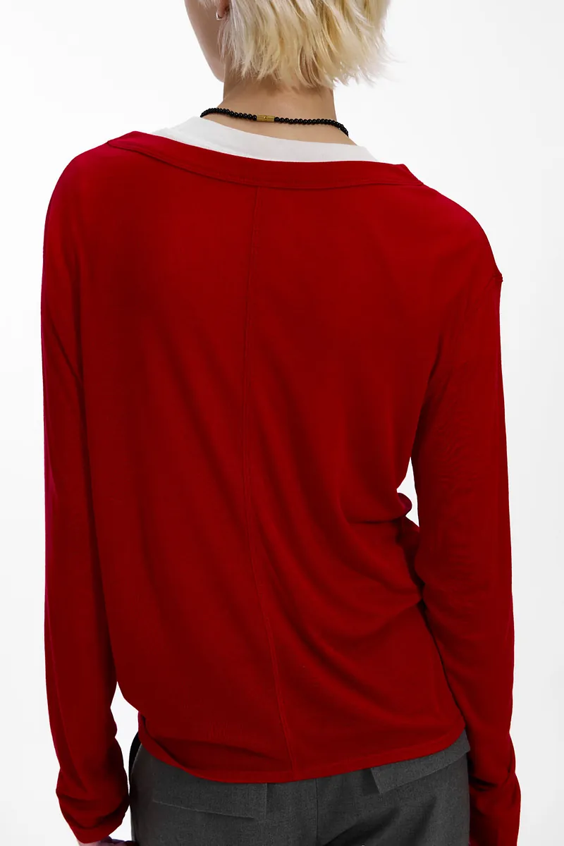 Studio Doe - Premium Tencel Wide Neck Knit Top