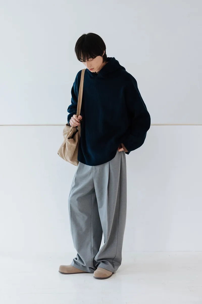 Studio Doe - Gender Free Wool-like Tuck Trousers