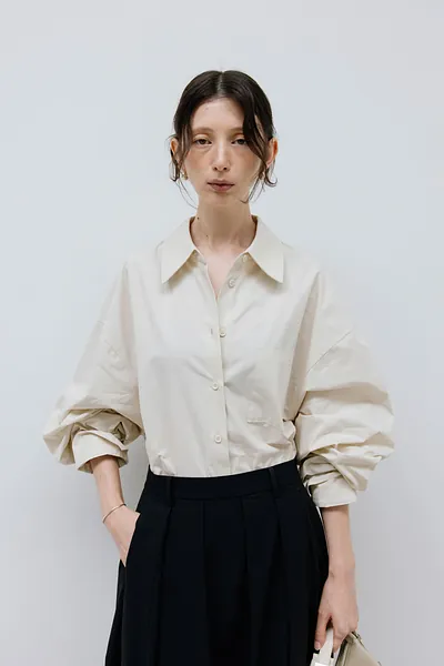 Studio Doe - Folded Sleeve Cocoon Shirt