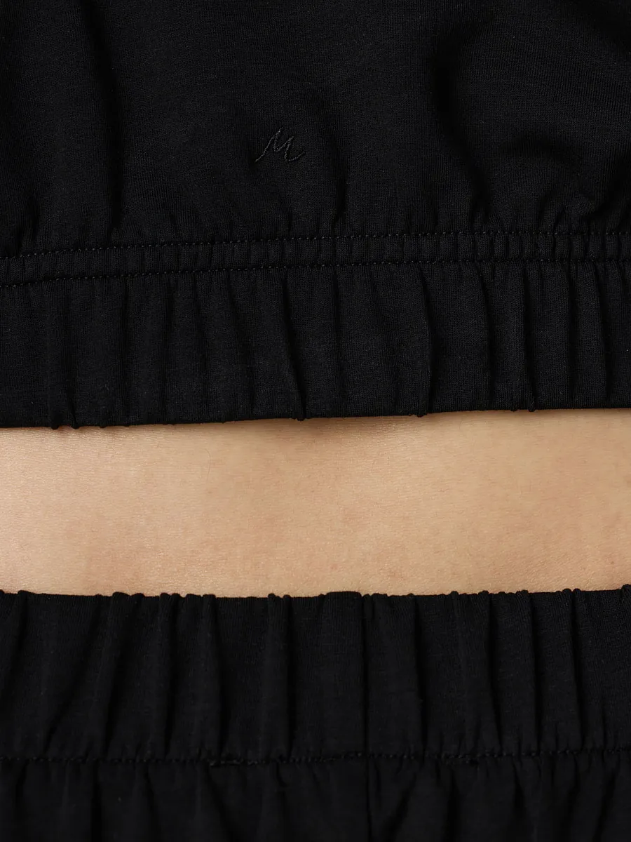 Studio Doe - Doe：Molly Deep V-Neck Cropped Hoodie