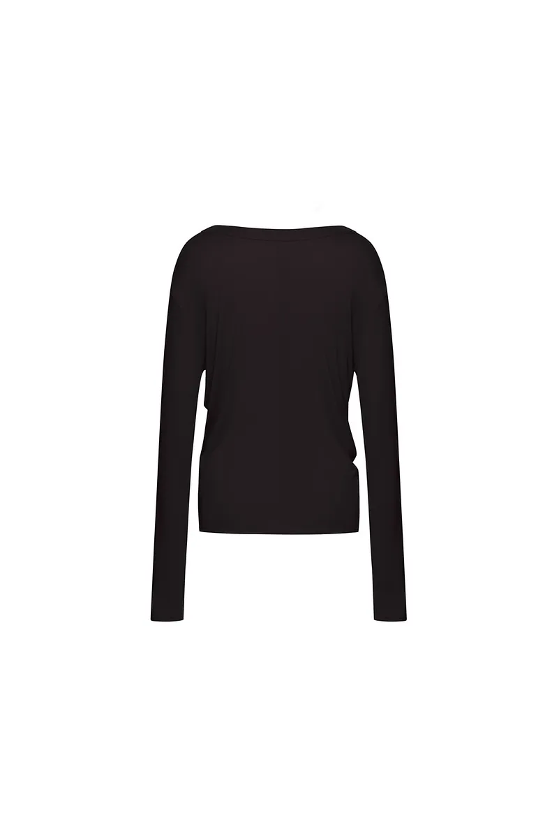 Studio Doe - Premium Tencel Wide Neck Knit Top