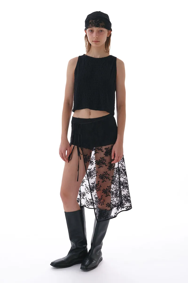 Studio Doe - Lace Embroidered Turban Hat
