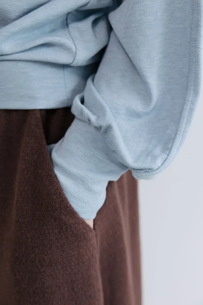 Studio Doe - Puff-sleeve Turtleneck Pullover