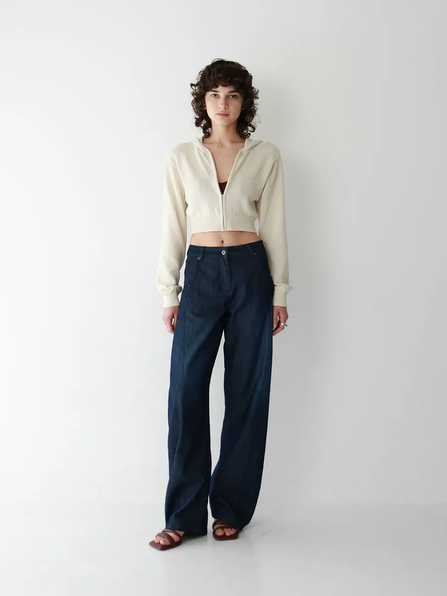 Studio Doe - Cool Gauze Hooded Short Cardigan