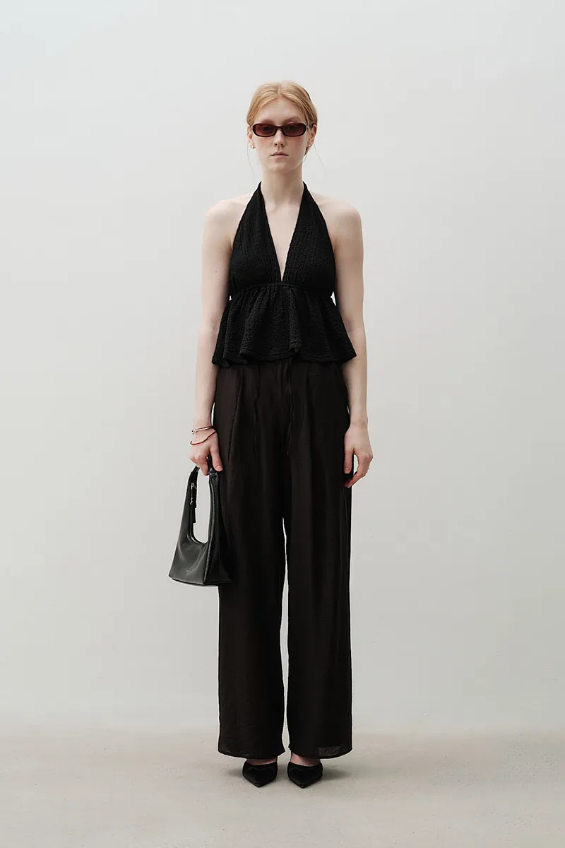 Studio Doe - Shirred Texture Backless Bratop