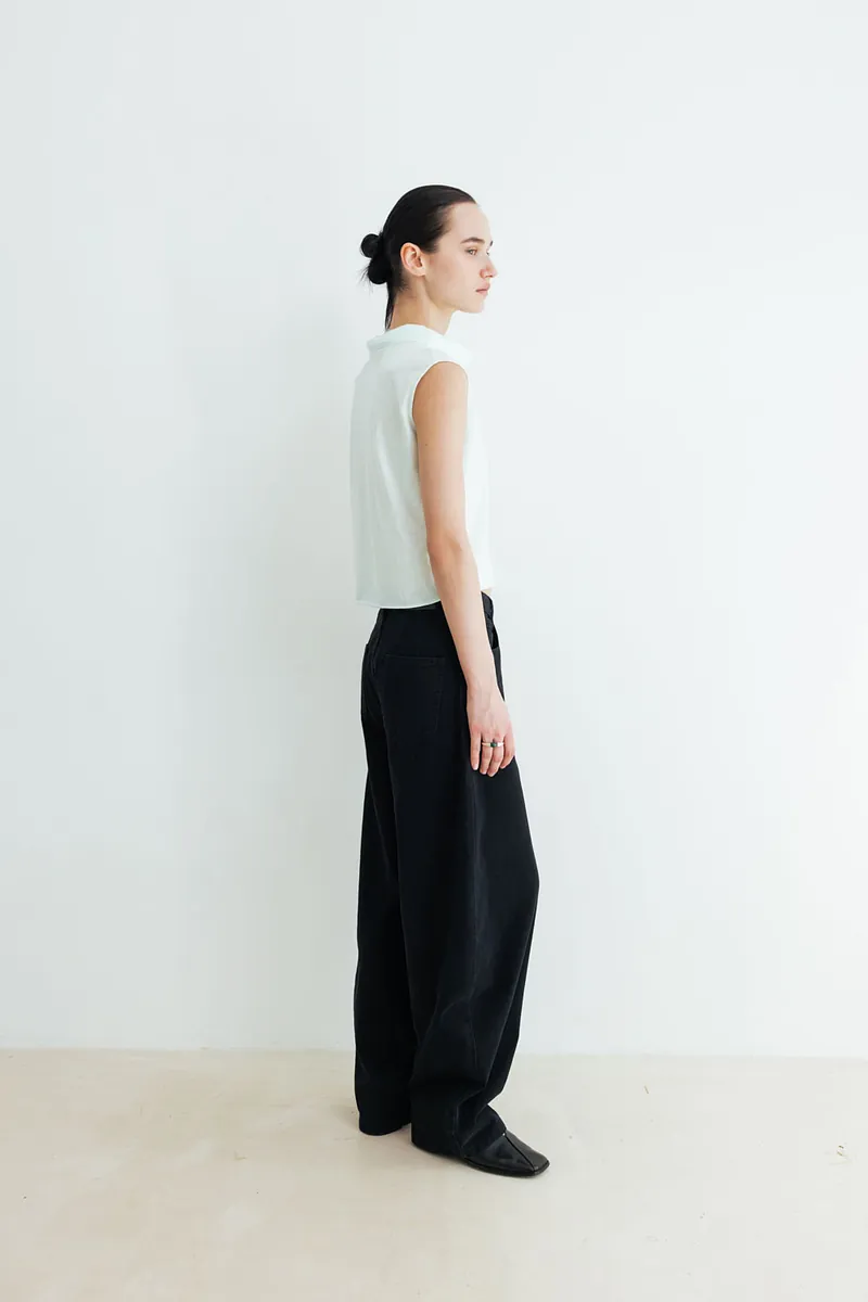 Studio Doe - Gathered Neck Textured Top