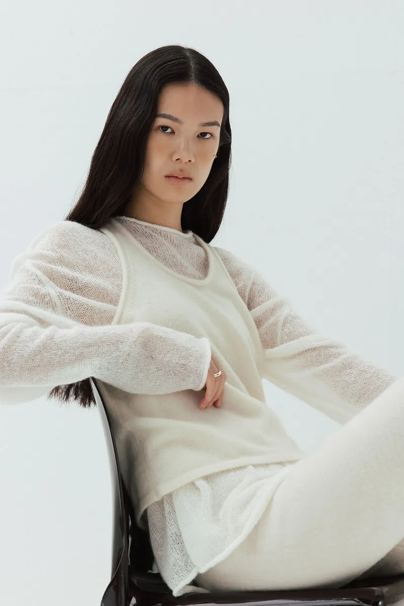 Studio Doe - Cashmere Light Knit Tank Top