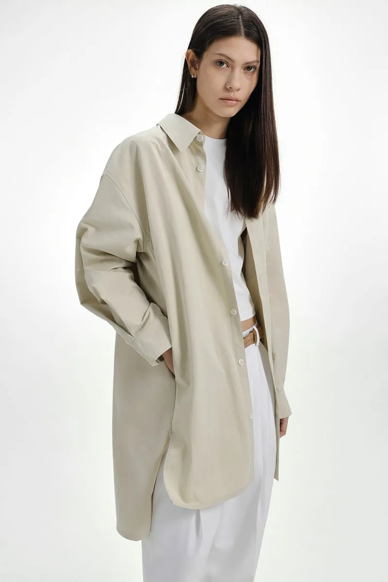 Studio Doe - Tuck Sleeve Shirt Jacket