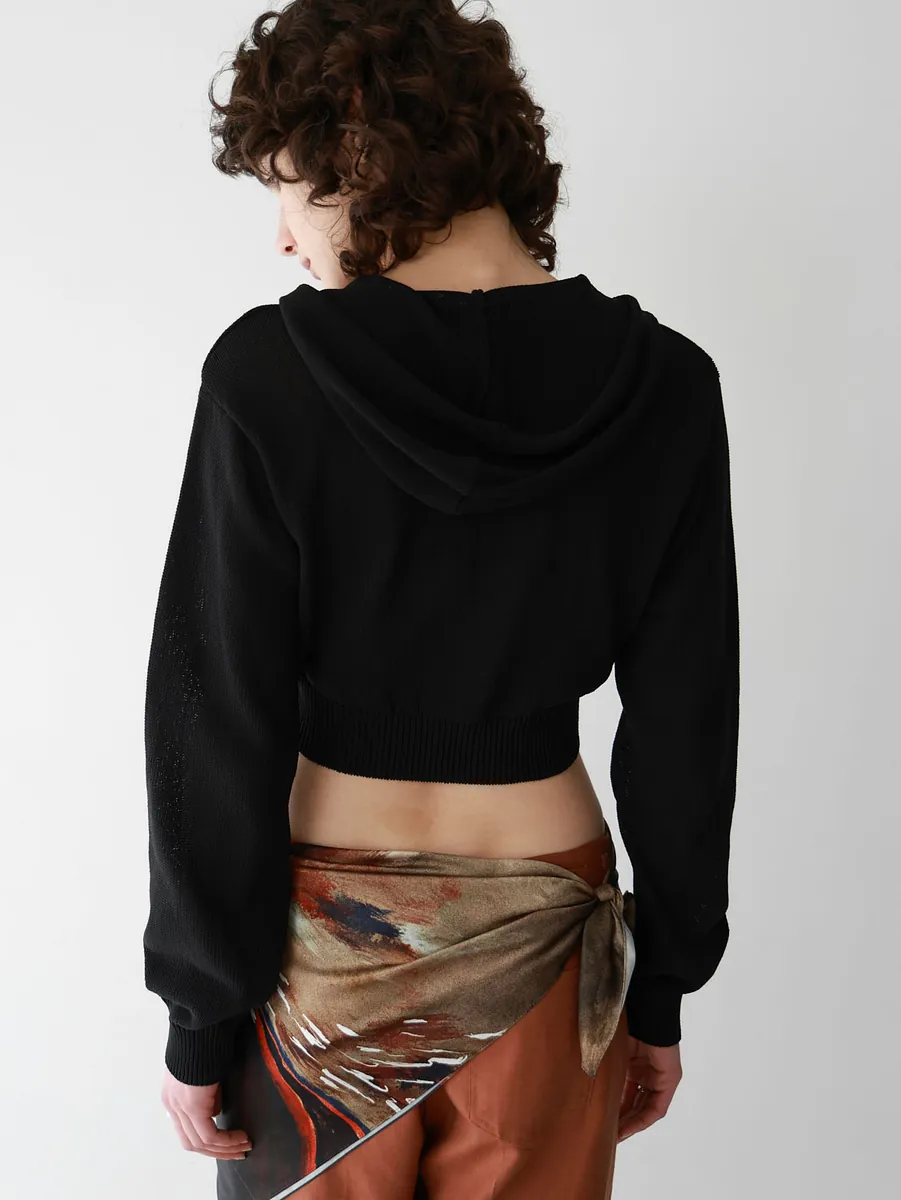 Studio Doe - Cool Gauze Hooded Short Cardigan