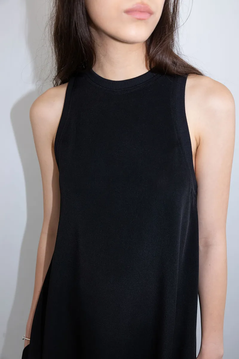 Studio Doe - Ribbed Piping Sleeveless Dress