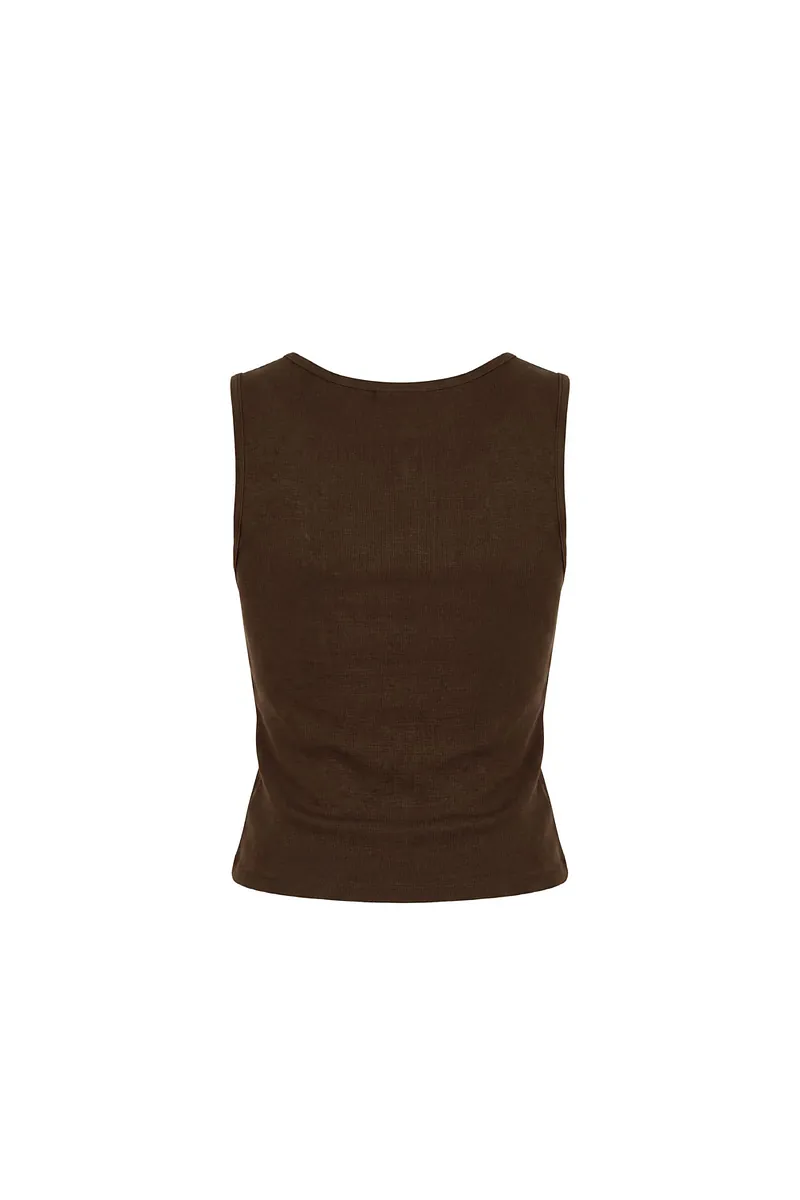 Studio Doe - Perfect Fit Rib Square Neck Tank Top