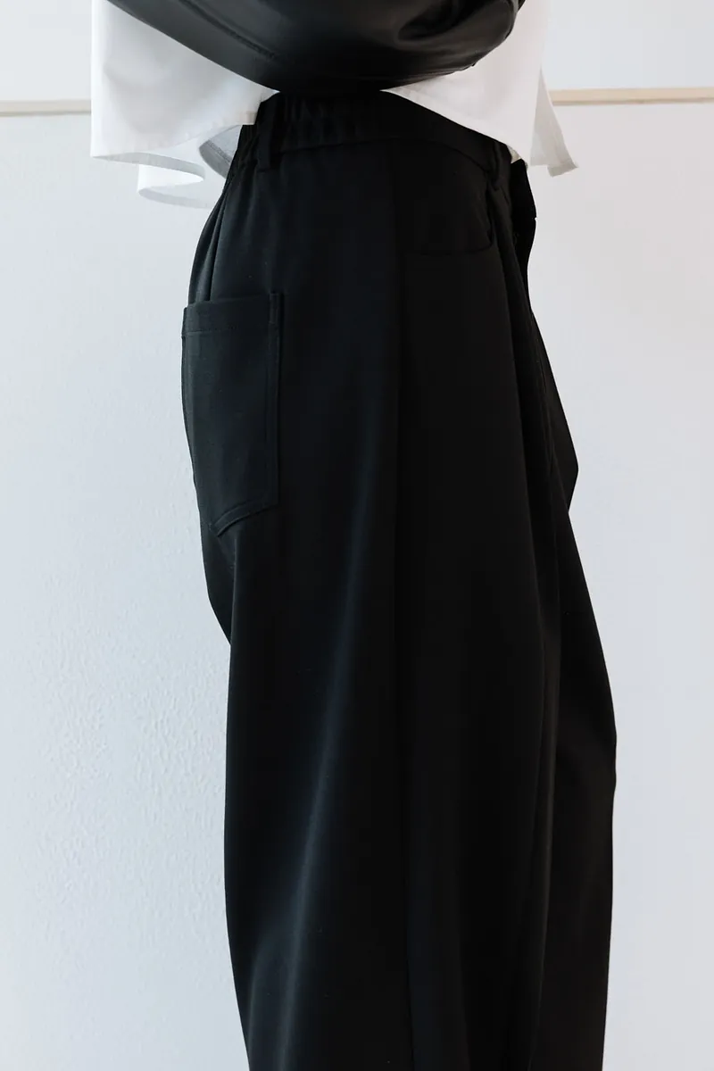 Studio Doe - Gender Free Wool-like Tuck Trousers