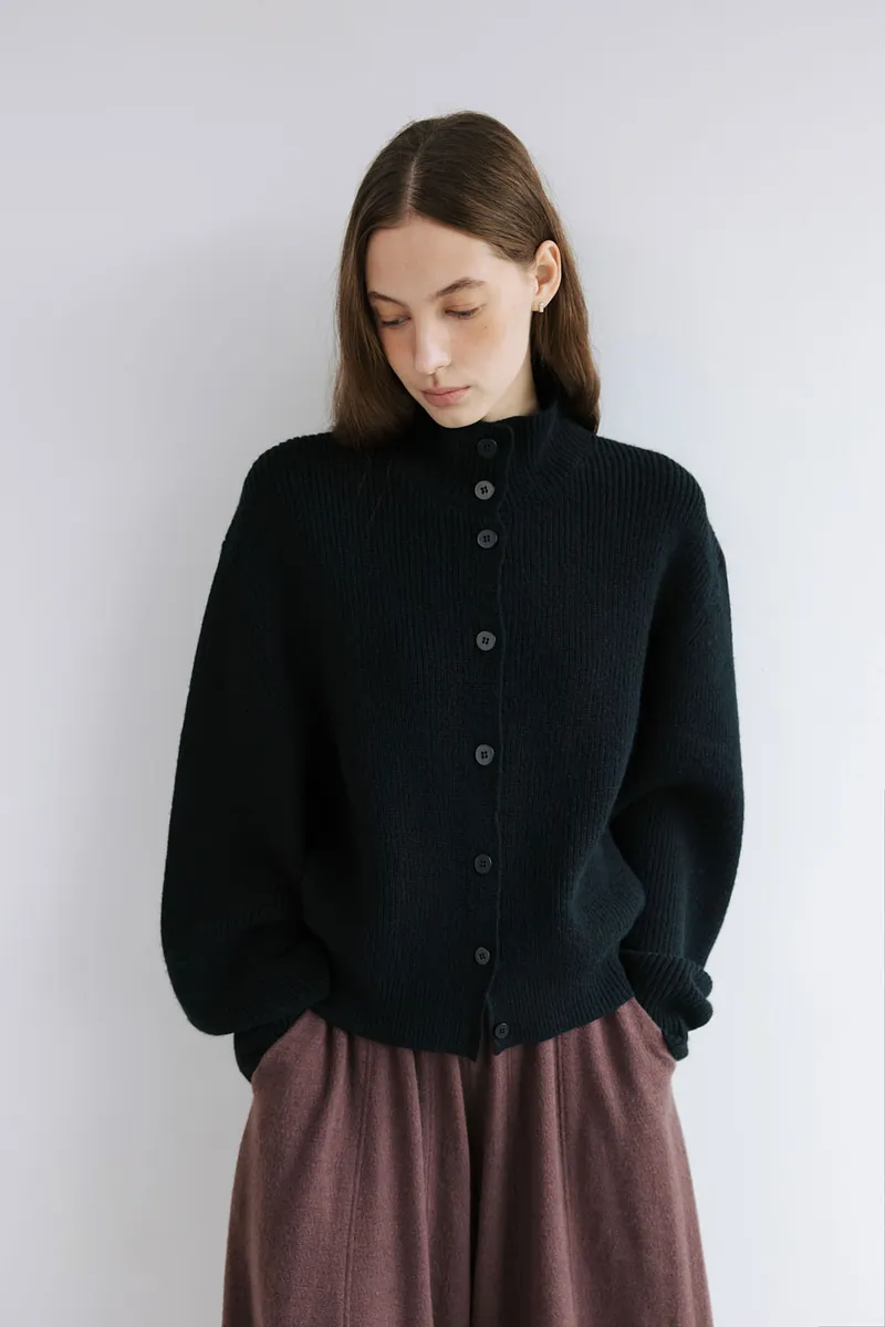 Studio Doe - Stand Collar Cardigan