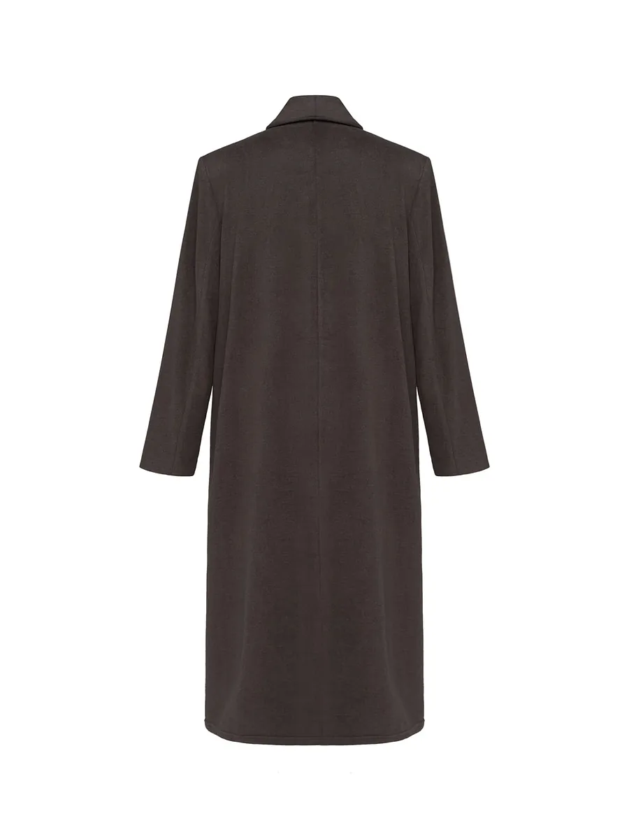 Studio Doe - Stretch Soft Wool Double-Breasted Coat
