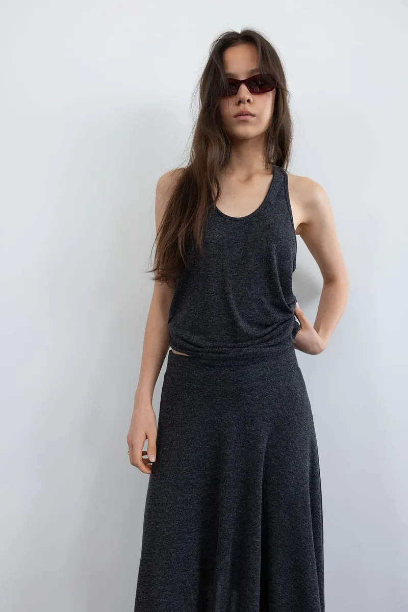 Studio Doe - Ultra Stretch Asymmetric Wave Skirt
