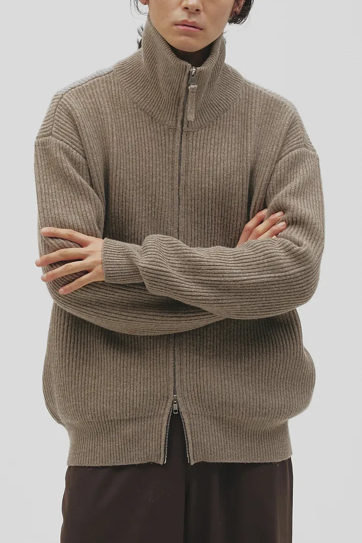 [PRE-ORDER] TODAYFUL - Zipup Knit Cardigan