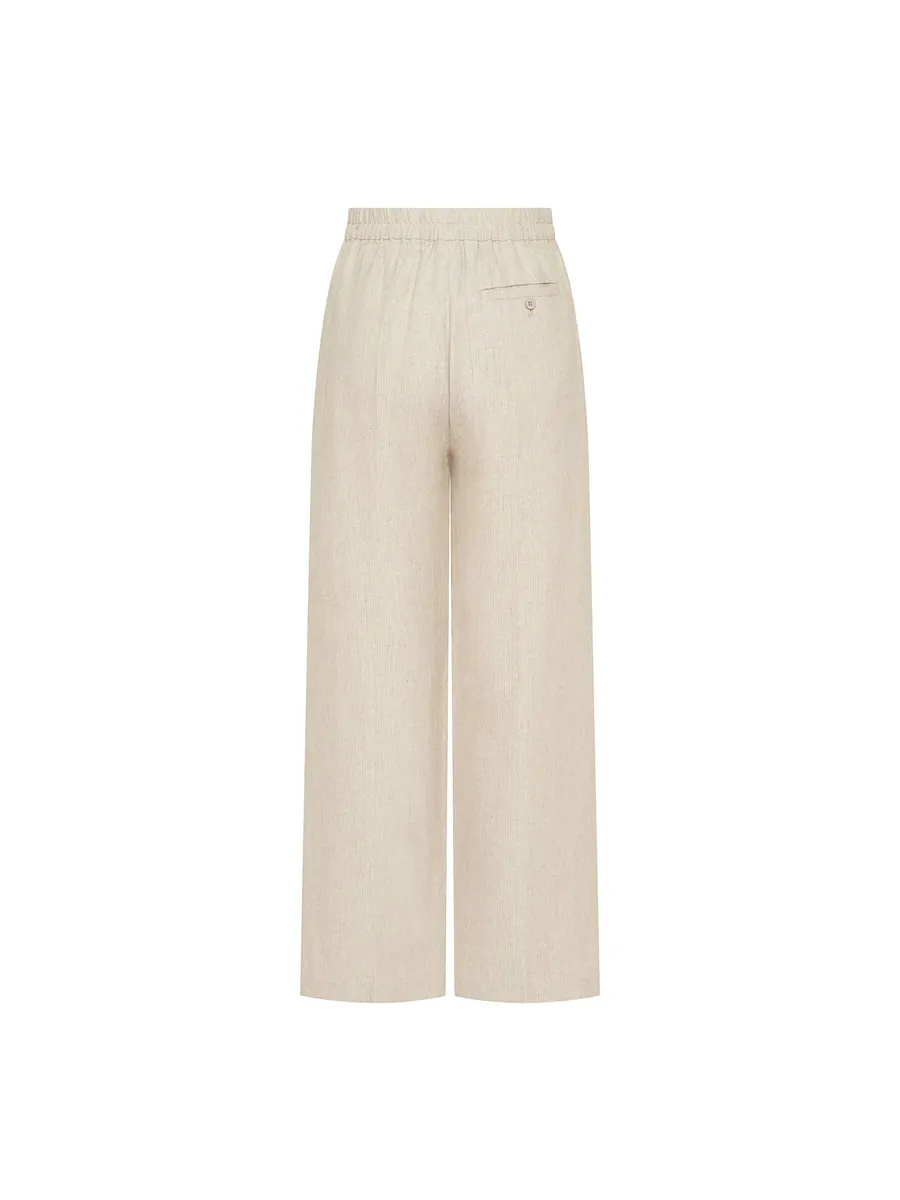 Studio Doe - Gender Free Striped Cotton Linen Easy Pants