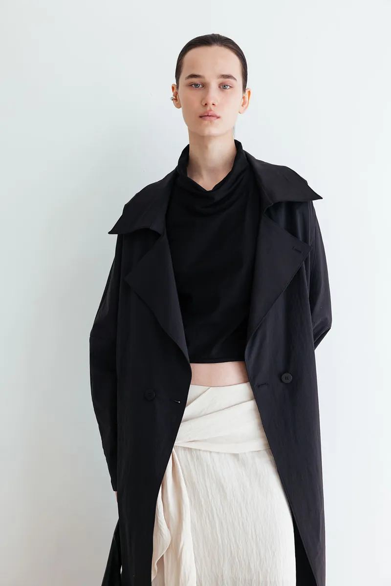 Studio Doe - Gathered Neck Textured Top