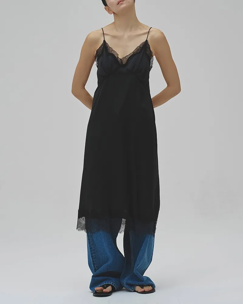 Satin Lace Dress