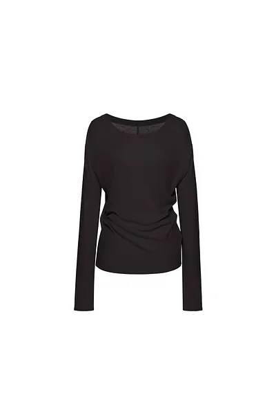Studio Doe - Premium Tencel Wide Neck Knit Top