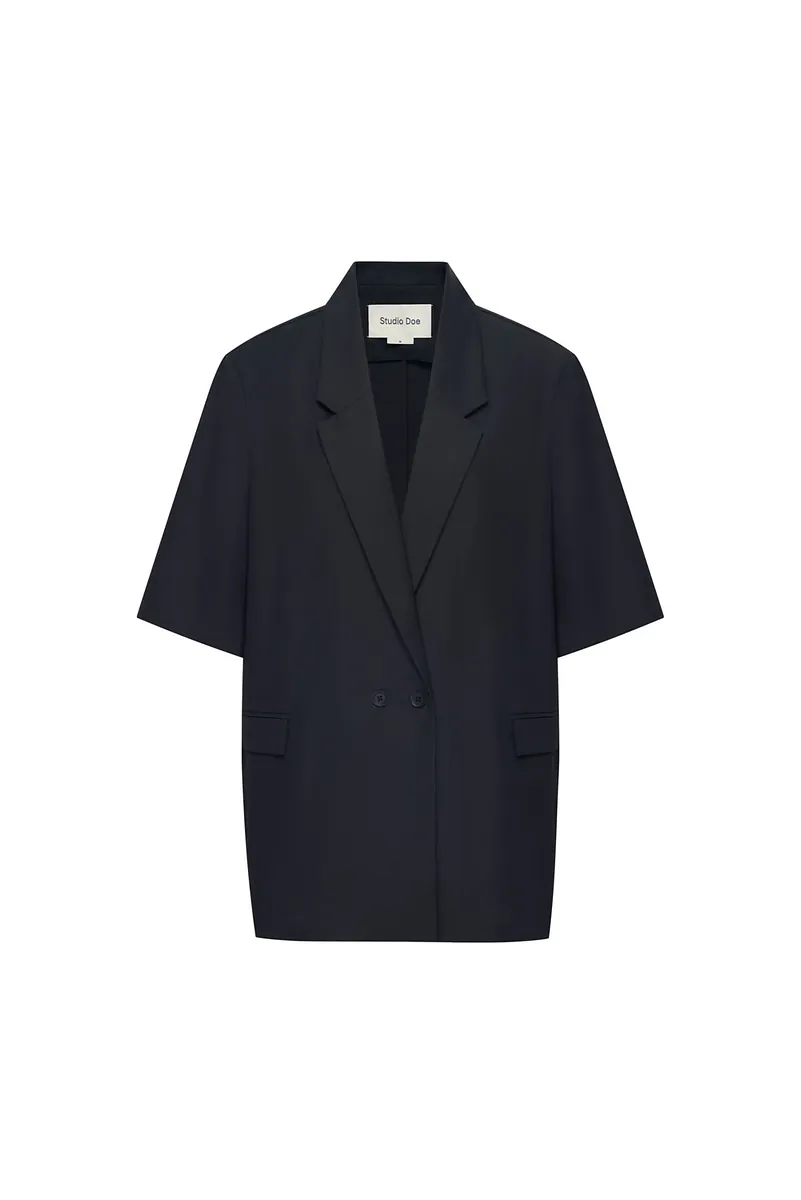 Studio Doe - Double-breasted Short-sleeved Jacket