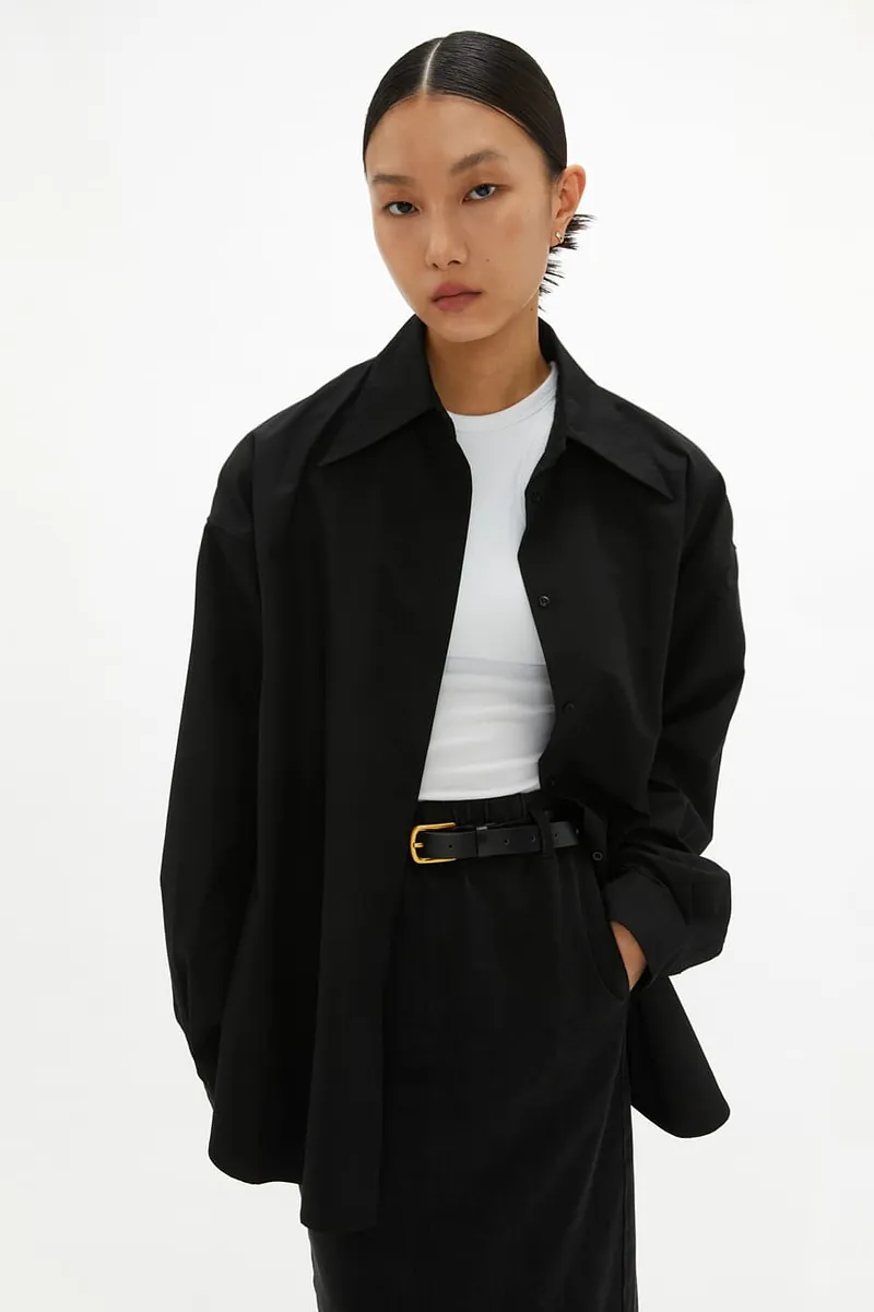 Studio Doe - Classic Drop Shoulder Wrinkle-Resistant Shirt