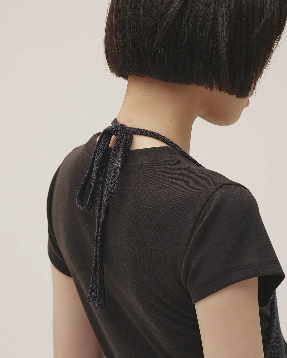 [PRE-ORDER] TODAYFUL - Halterneck Peplum Knit