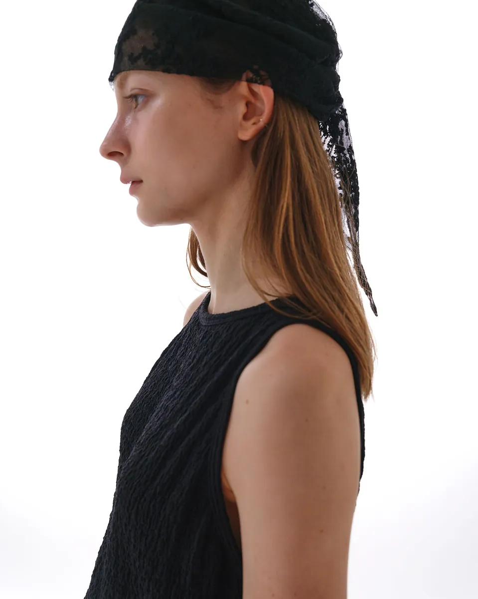 Studio Doe - Lace Embroidered Turban Hat