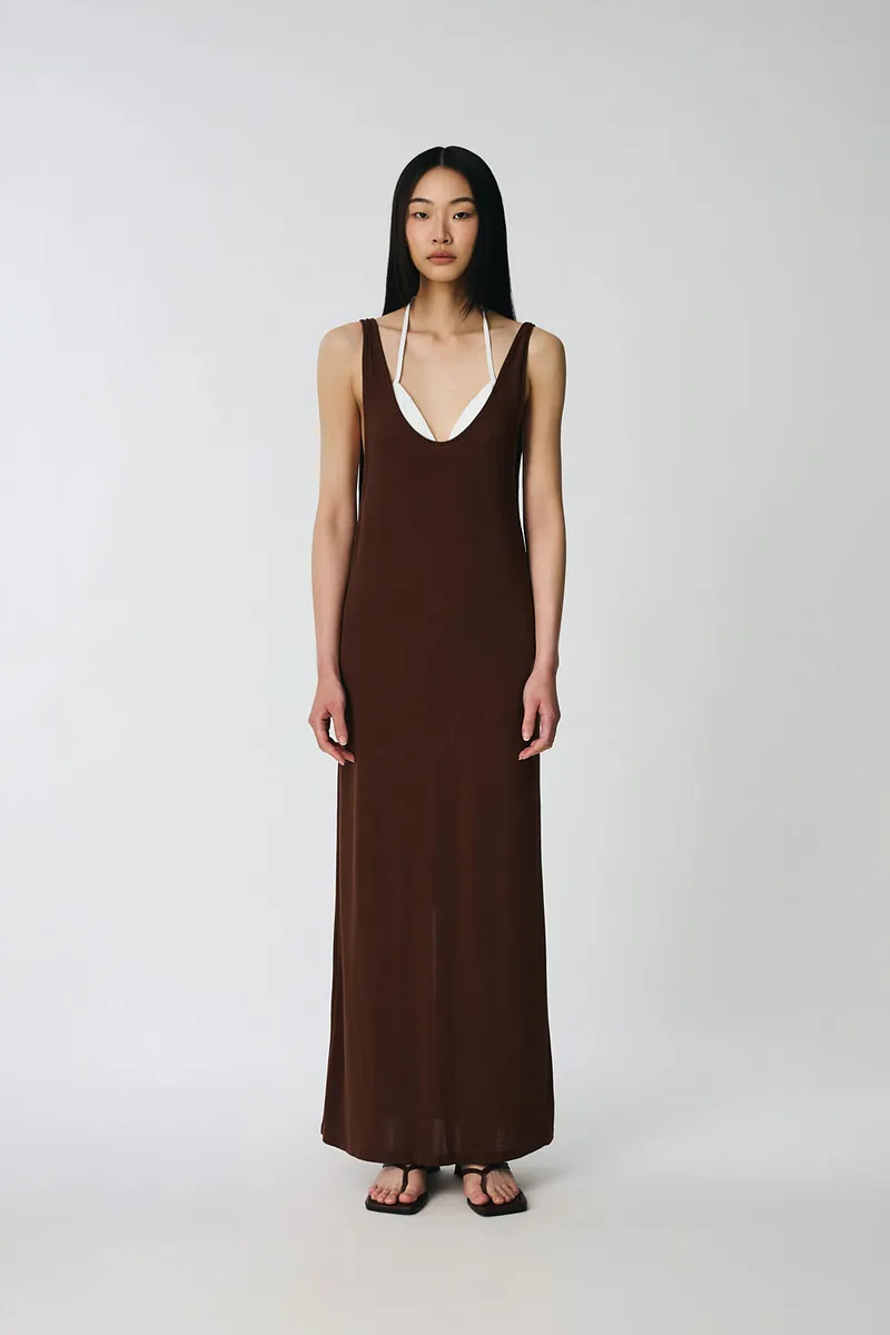 Studio Doe - Doe：Molly Tencel Backless Cover-Up Dress