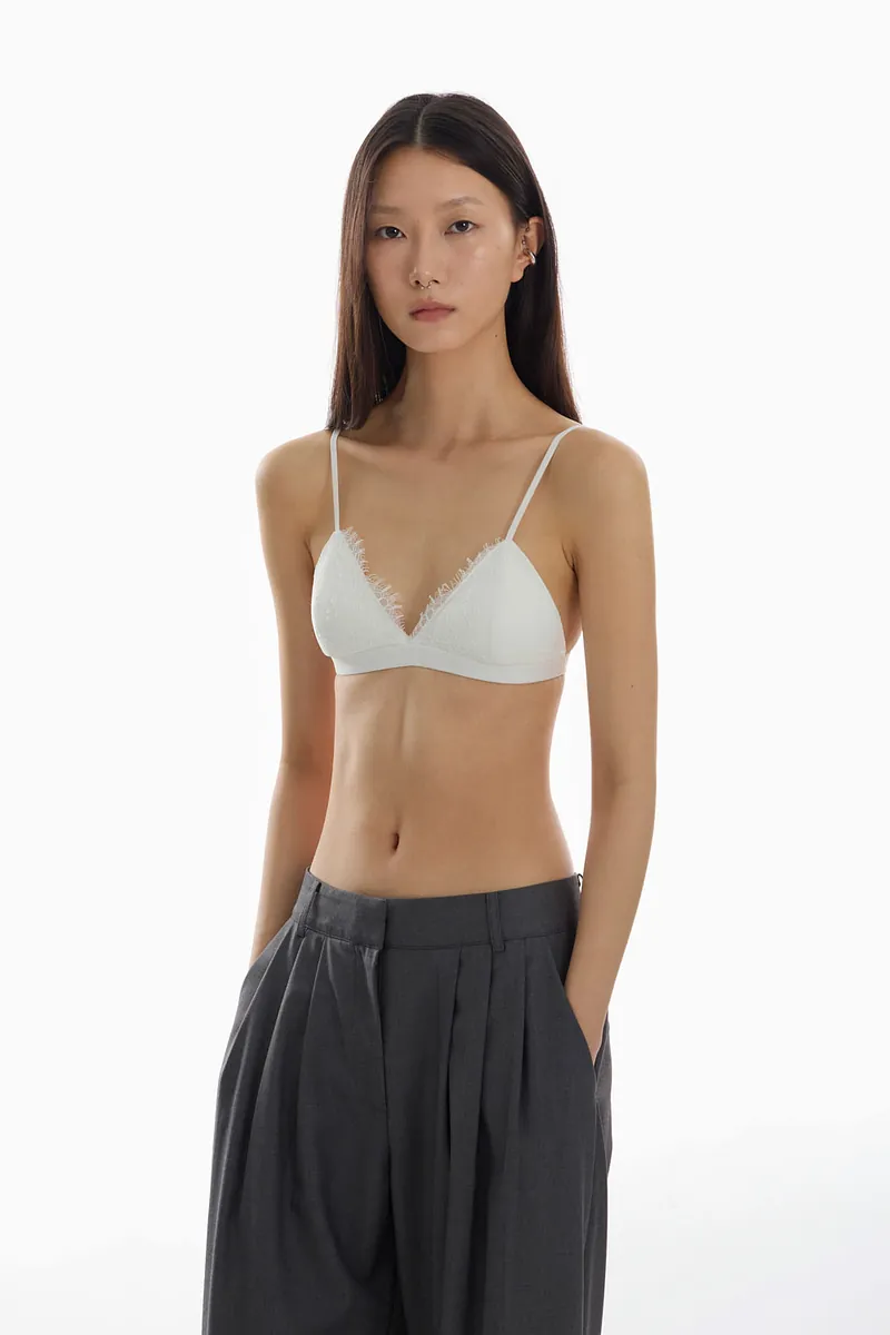 Doe：Molly Lace Piping Bra