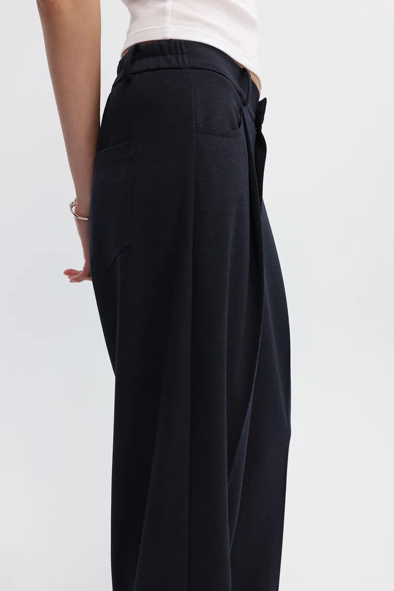 Studio Doe - Gender Free Wool-like Tuck Trousers