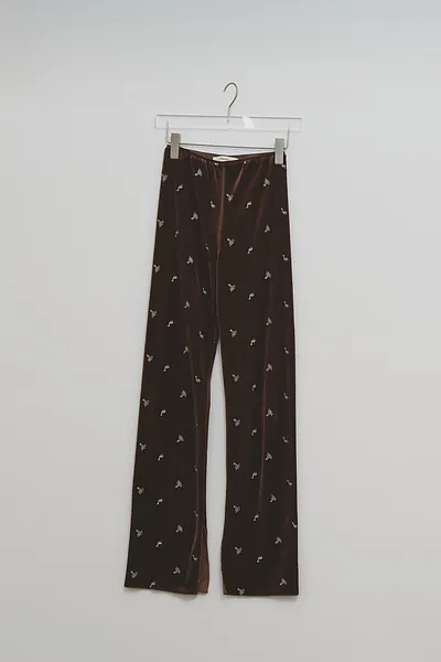 [PRE-ORDER] TODAYFUL - Petit Flower Velour Leggings