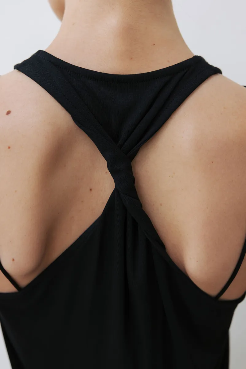 Studio Doe - Twist Back U-Neck Tank Top